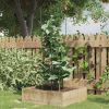 Garden Plant Supports with 4 Rings 5 pcs Green 35.4" Steel