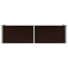 Garden Raised Bed Brown 63"x15.7"x17.7" Galvanized Steel