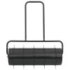Garden Lawn Roller with Aerator Clamps Black 16.6 gal Iron and Steel