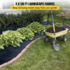 VEVOR 3FTx50FT Premium Weed Barrier Fabric Heavy Duty 5OZ, Woven Weed Control Fabric, High Permeability Good for Flower Bed