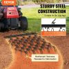 VEVOR Drag Harrow, 4'x4' Heavy-Duty Chain Harrow with 69 Teeth, ATV UTV Tractor Attachments Field Drag Mat for Sod Prepping, Seeding Lawns