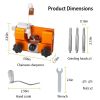 Chainsaw Sharpener Kit, Portable Chainsaw Chain Sharpener, Hand Crank Chain Saw Sharpener Tool