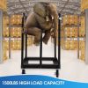 Folding Table Cart Drywall Cart 1500 LBS Panel Dolly Heavy-Duty with Braking Caster Steel Panel Truck Cart for Warehouse Garage Home Hotel Furniture