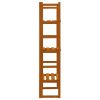 Plant Stand with Trellis Orange 23.6"x11.8"x55.1" Solid Firwood