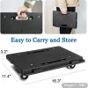 furniture Moving Dolly Furniture Movers Dollys with Wheels, Portable Moving Rollers Leg Dollies for Heavy Furniture, 4 Wheels Small Flat Dolly