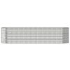 Garden Raised Bed Powder-coated Steel 116.5"x31.5"x26.8" Silver