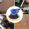 Air Palm Orbital Sander, 6" 10000-RPM High Rotating Speed Air Palm Sander Tool for Rust Removal, Sanding and Fine Polishing of Iron, Plastic, Metal