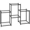 Flower Stand 32.7"x9.8"x23.6" Black Iron