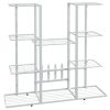 Flower Stand 37.2"x9.8"x35" White Iron