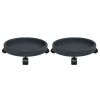 Plant Trolleys with Wheels 2 pcs Gray Diameter 13.4" 77.2 lb