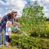 2 Pack Metal Garden Trellis Decorative for Climbing Plants