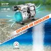 VEVOR Pond Aerator Lake Pond Aeration Kit 3/4 HP 550W 5.2CFM for Up to 3 Acre