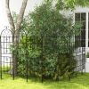 4 Pack 71 x 20 Inch Metal Garden Trellis for Climbing Plants