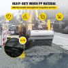VEVOR Geotextile Fabric, 12.5 x 30 ft 3.5oz Woven PP Driveway Drain Cloth w/ 600lbs Tensile Strength, Heavy Duty Underlayment for Soil Stabilization