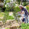 4 Pack 71 x 20 Inch Metal Garden Trellis for Climbing Plants