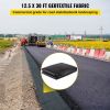 VEVOR Geotextile Fabric, 12.5 x 30 ft 3.5oz Woven PP Driveway Drain Cloth w/ 600lbs Tensile Strength, Heavy Duty Underlayment for Soil Stabilization