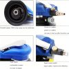 Air Palm Orbital Sander, 6" 10000-RPM High Rotating Speed Air Palm Sander Tool for Rust Removal, Sanding and Fine Polishing of Iron, Plastic, Metal