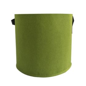Portable Grow Bag Fabric Plant Bag with Handles - 3, 5, 7, 10, 15 or 20 Gallons (Capacity: 20 Gallons, Color: green)
