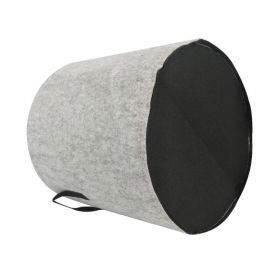 Portable Grow Bag Fabric Plant Bag with Handles - 3, 5, 7, 10, 15 or 20 Gallons (Capacity: 10 Gallons, Color: gray)