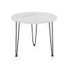 Patio Coffee Table with Metal Tripod Legs