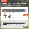 VEVOR Steel Landscape Edging, 5-pack Steel Garden Edging Borders, 39" L x 4" H Strips, Hammer-in Edging Border